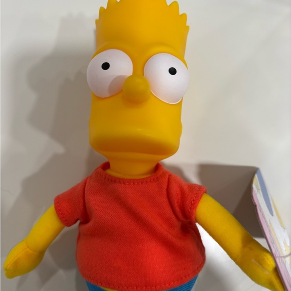 Bart Simpson Doll - The Simpsons Plush Plastic Set 2024 - Picture 3 of 4